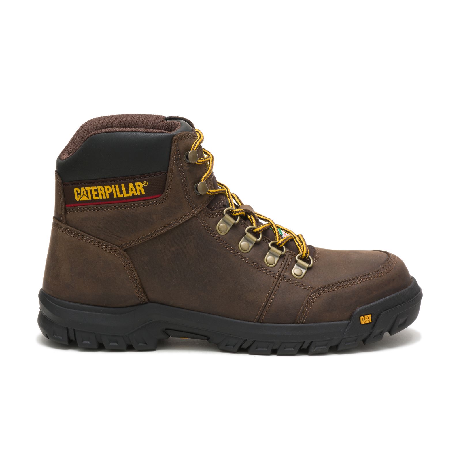 Caterpillar Outline Steel Toe Csa - Mens Work Boots - Brown - NZ (043BIXATD)